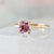 Hey Sugar Pink Square Emerald Cut Spinel Ring