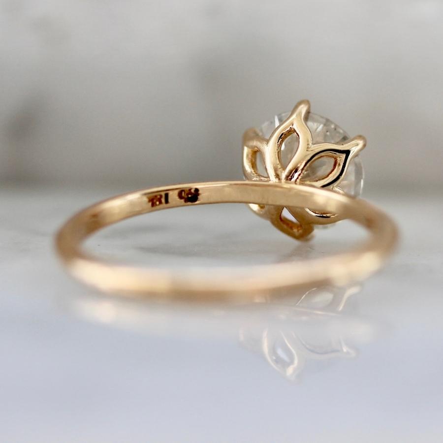 1.75 Carat Bella Icy Salt & Pepper Round Brilliant Cut Diamond Ring