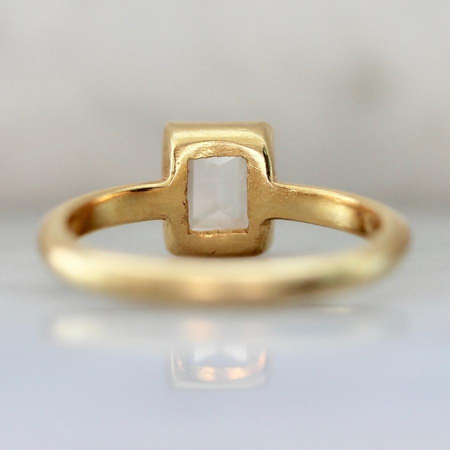 
            Esmee Champagne Rectangle Step Cut Diamond Ring