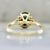 1.81 Carat Mirella Green Oval Cut Sapphire Ring