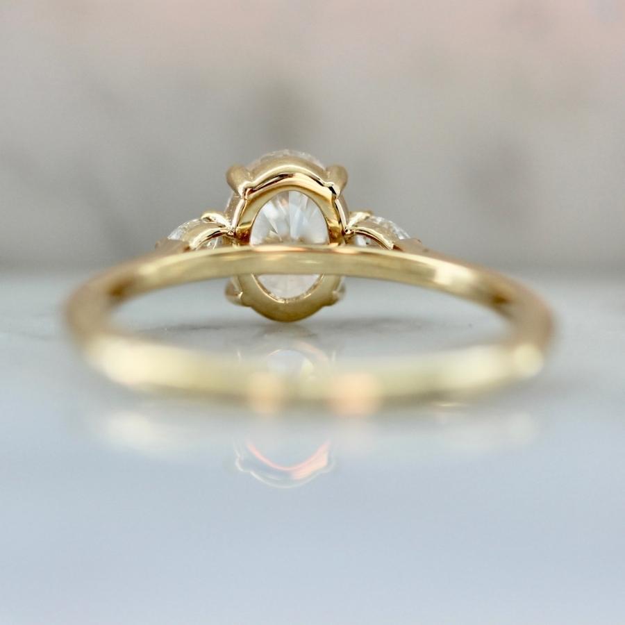 
            Lourdes Champagne Oval Cut Diamond Ring