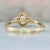 Lourdes Champagne Oval Cut Diamond Ring