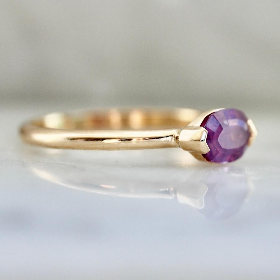 Sasha Geo Marquise Cut Sapphire Ring