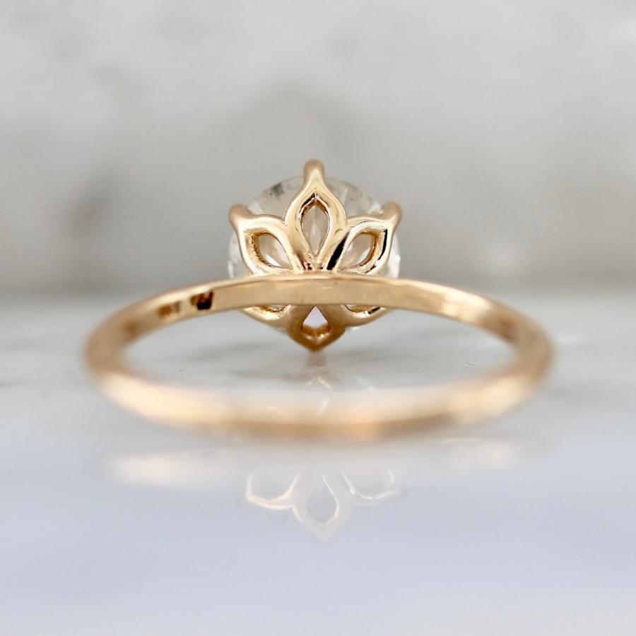 1.75 Carat Bella Icy Salt & Pepper Round Brilliant Cut Diamond Ring