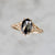 Orla Salt and Pepper Oval Rose Cut Diamond Ring