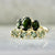 Looking Glass Green Sapphire Band