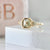 Goldfinch Yellow-Green Emerald Rose Cut Diamond Ring