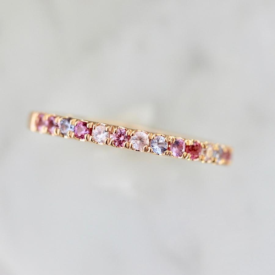 Funfetti Round Brilliant Cut Gemstone Medley Band