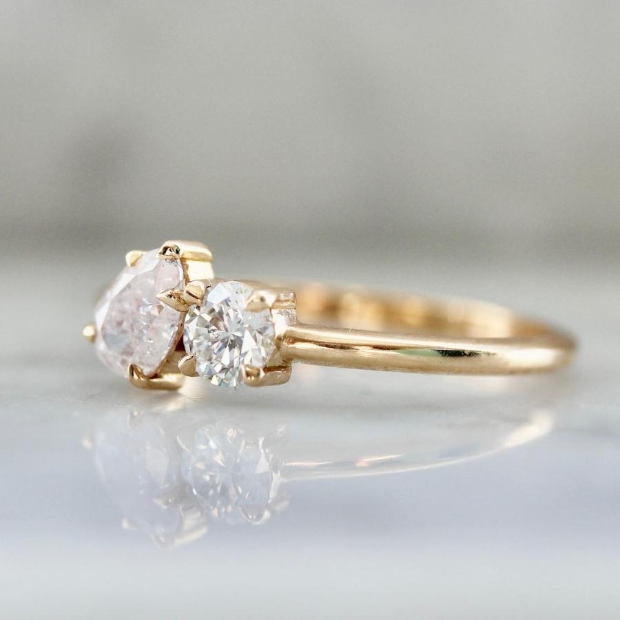 Strawberry Sundae Moi et Toi Diamond Ring