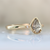 Avery Icey Pear Rose Cut Champagne Diamond Ring