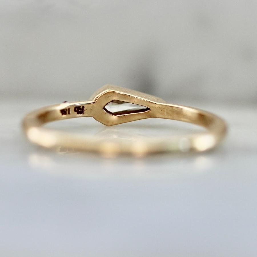 After Hours White Kite Cut Diamond Ring