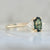 Arden Green Cushion Cut Sapphire Ring