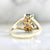 Azulejos Teal Emerald Cut Sapphire Ring