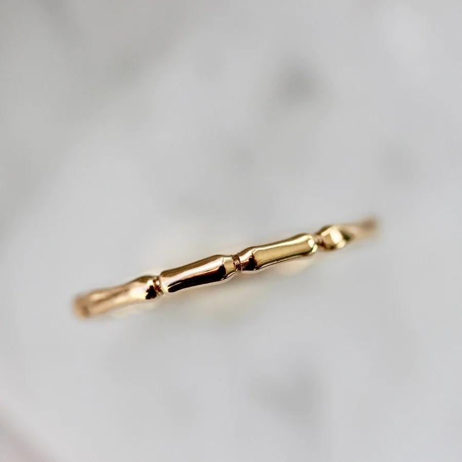 Bamboo Fine Gold Band