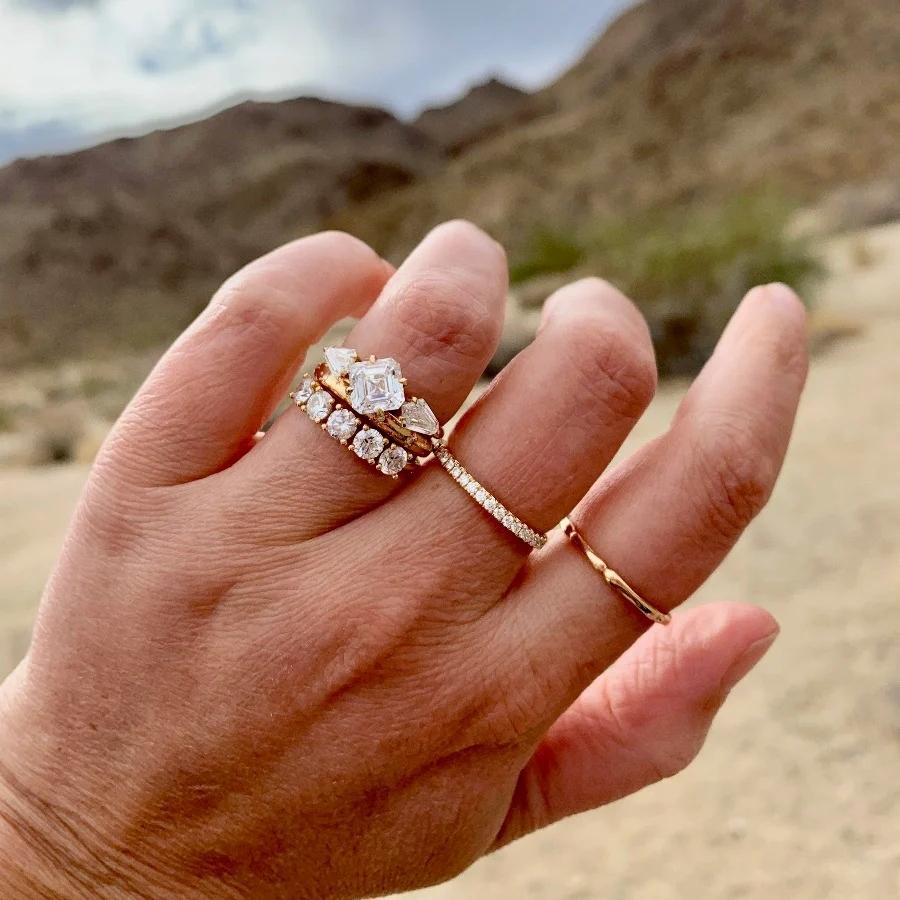 Bamboo Fine Gold Band