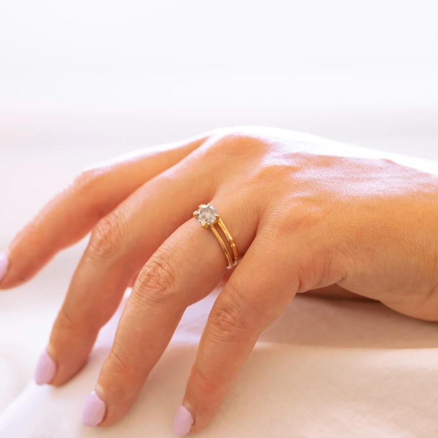 Bamboo Fine Gold Band