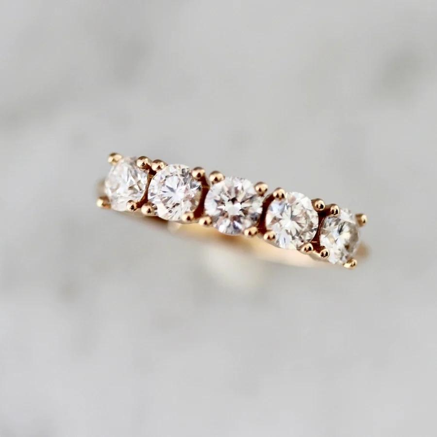 Big Love Five Stone Diamond Band