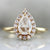 Branca Fancy White Pear Cut Diamond Ring