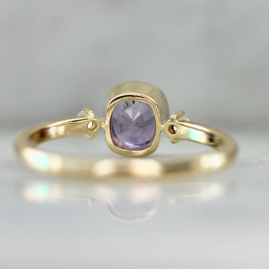 
            Candied Violets Purple Cushion Cut Sapphire Ring