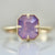 Chismosa Pink Emerald Cut Sapphire Ring