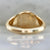 Coffee Engraved Signet Ring