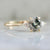 Cosmic Cliffs Salt & Pepper Round Brilliant Cut Diamond Ring