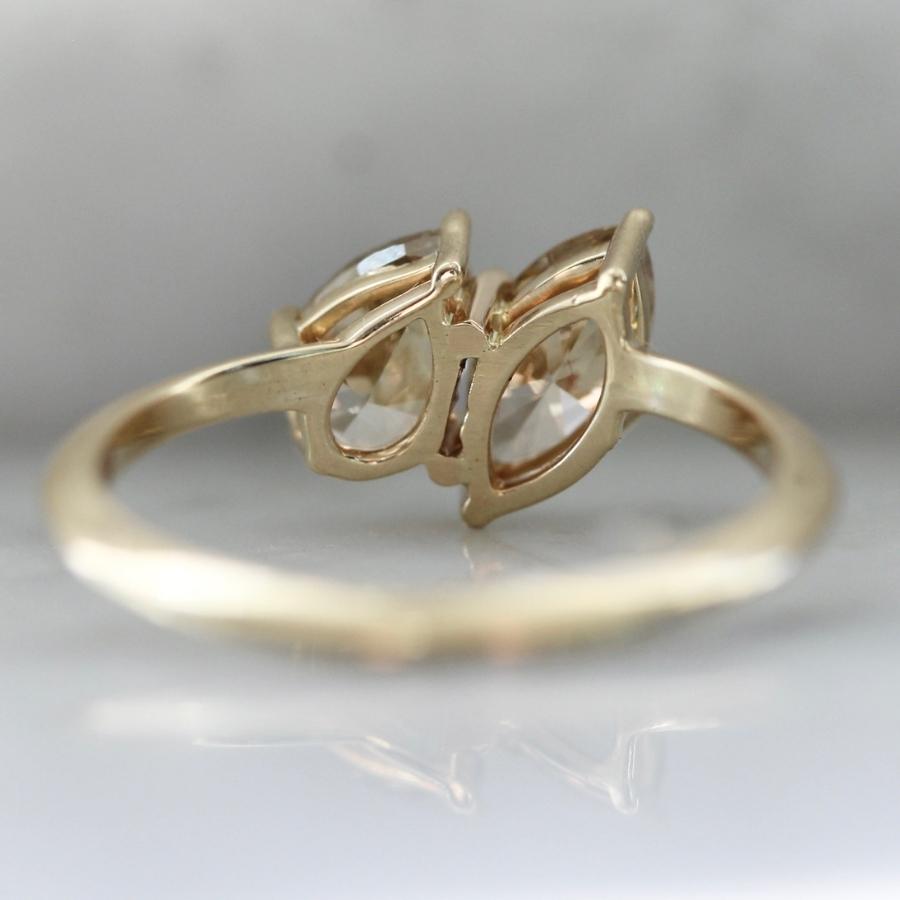 Coupled Up Champagne Moi et Toi Diamond Ring
