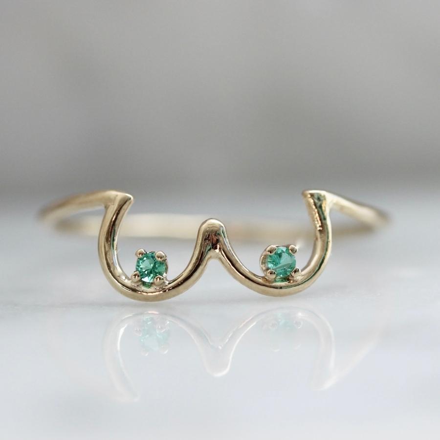Dallas Maynard Emerald Boobie Ring