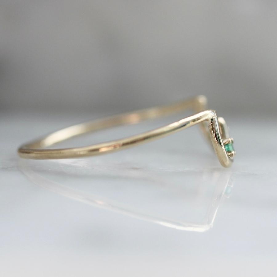 Dallas Maynard Emerald Boobie Ring