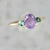 Daphne Lilac Oval Cut Sapphire Ring