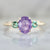 Daphne Lilac Oval Cut Sapphire Ring