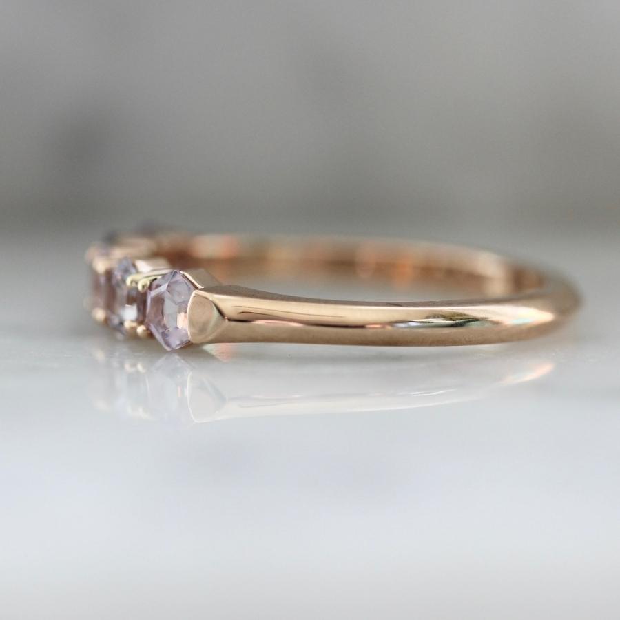 Double Take Hexagon Cut Spinel Band
