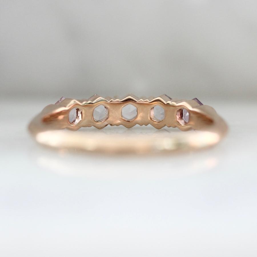 Double Take Hexagon Cut Spinel Band