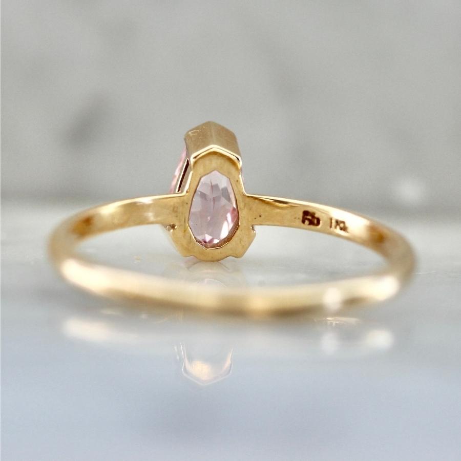 Farrah Shield Rose Cut Sapphire Ring