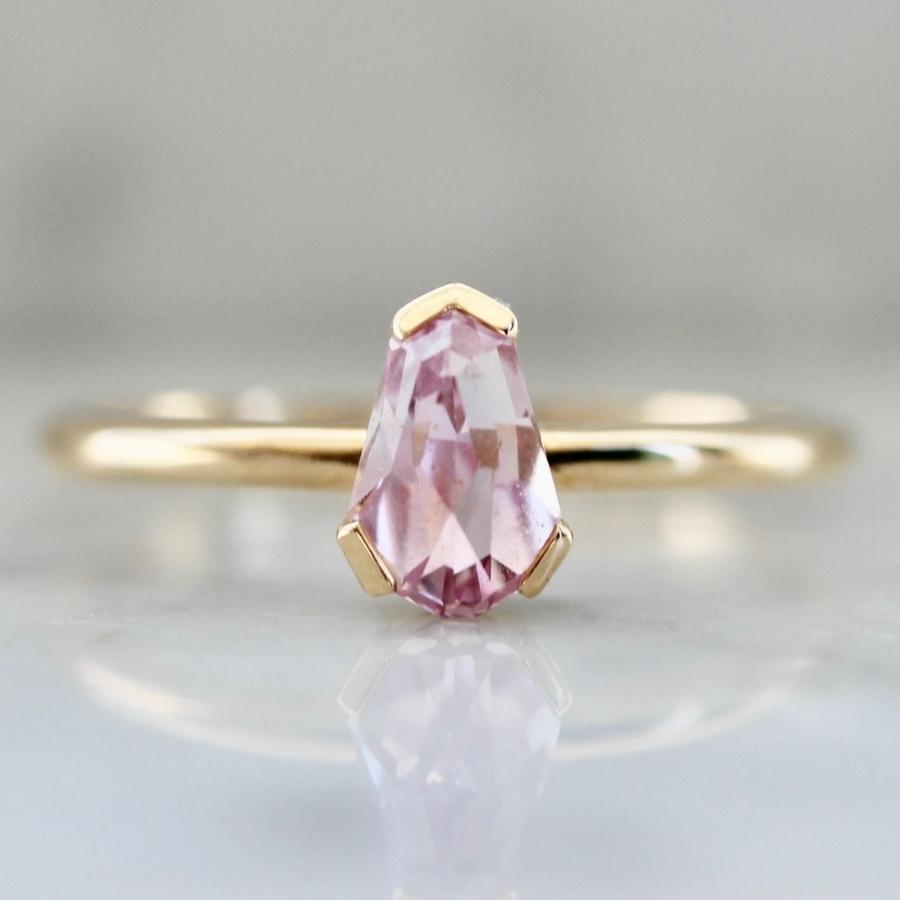 Farrah Shield Rose Cut Sapphire Ring