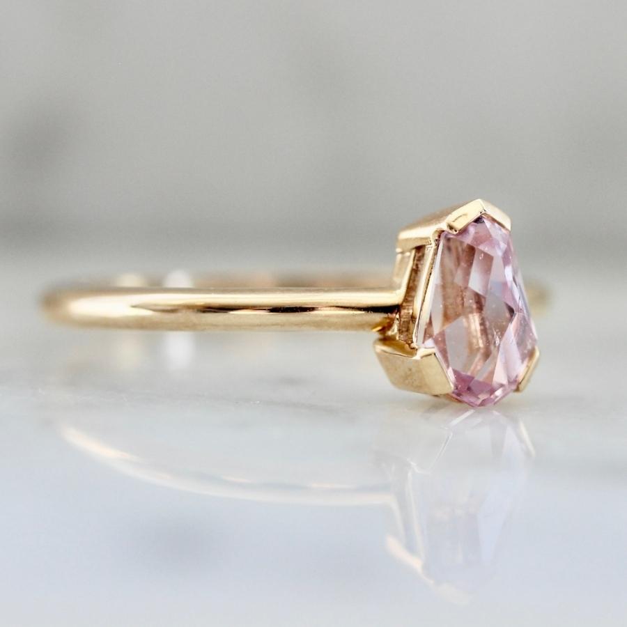 Farrah Shield Rose Cut Sapphire Ring