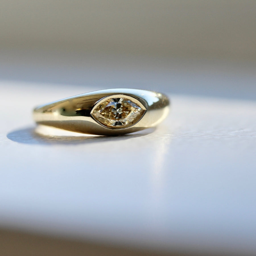 Fever Dream Yellow Marquise Cut Diamond Ring