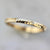 Follow Your Heart Luxe Engraved Diamond Gold Band