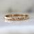 Follow Your Heart Luxe Engraved Diamond Gold Band