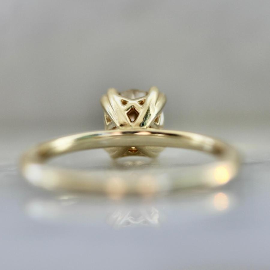 Francisca Champagne Old Mine Cut Diamond Ring