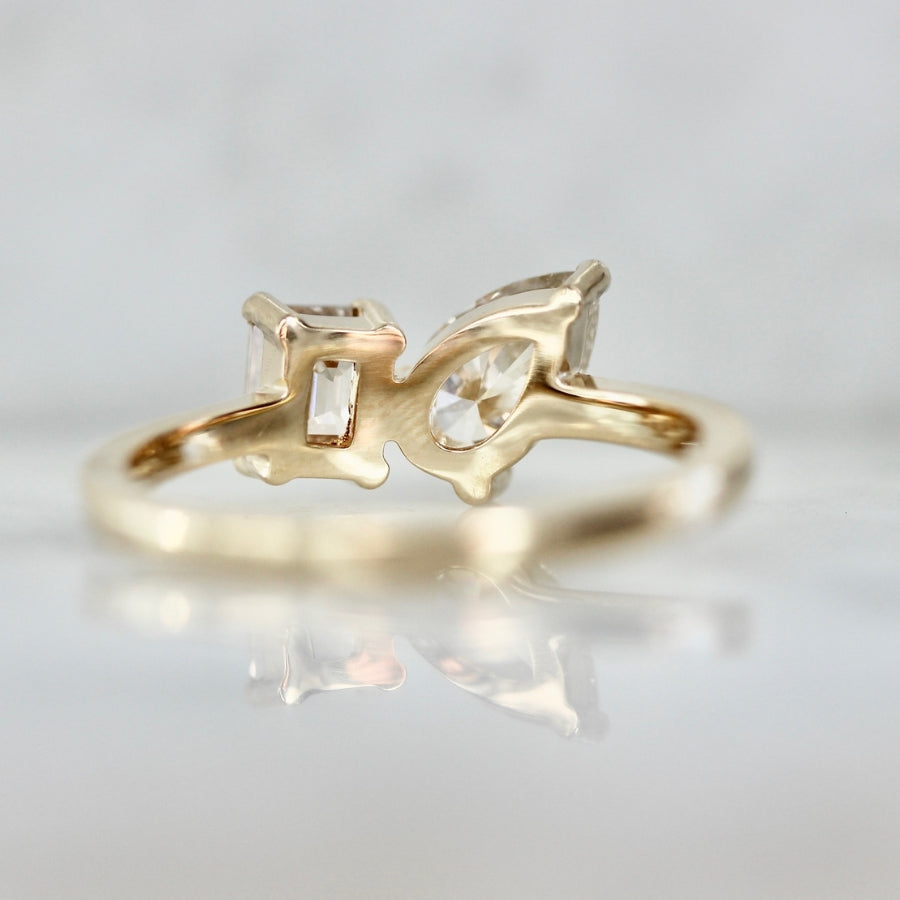 Gemea Toi et Moi Diamond Ring