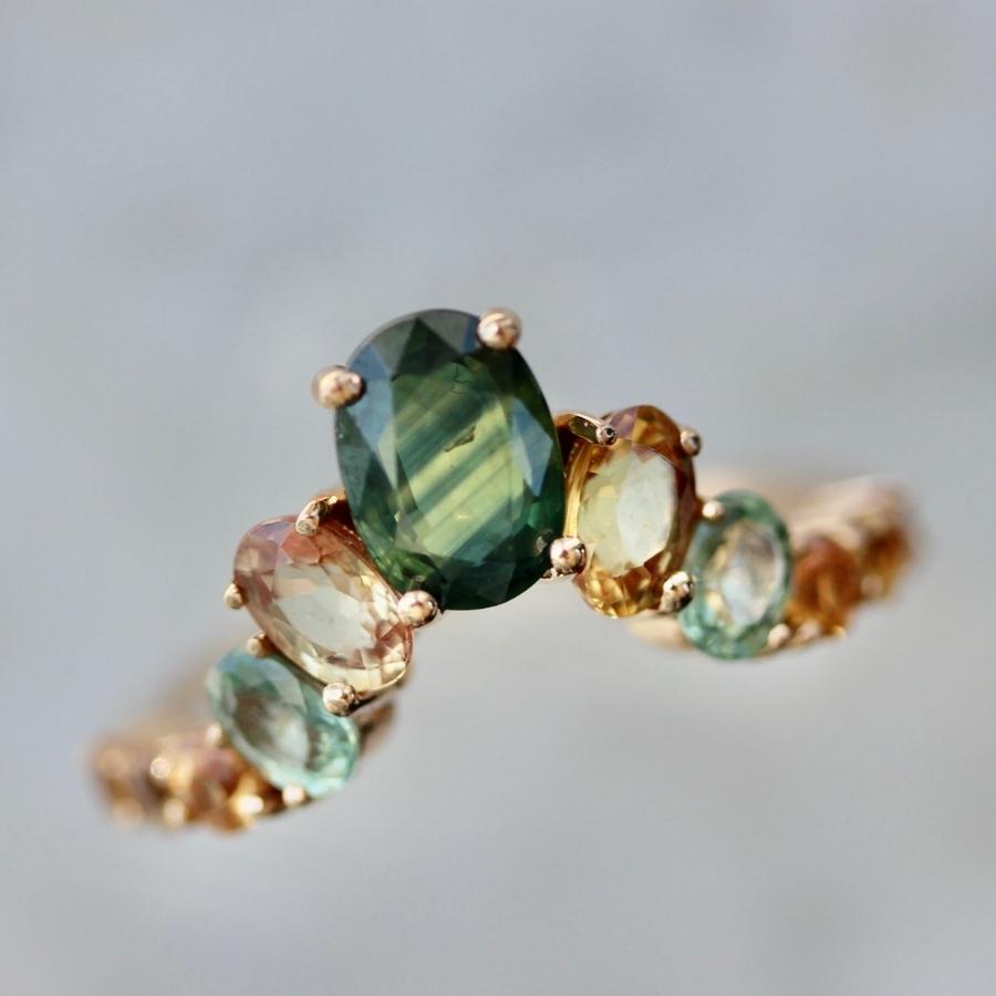 Gooseberry Sapphire Tiara Band