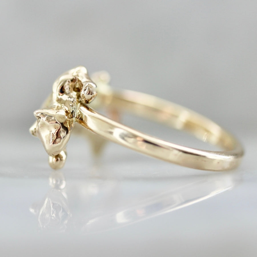 Hear Me Roar Carved Panther Ring