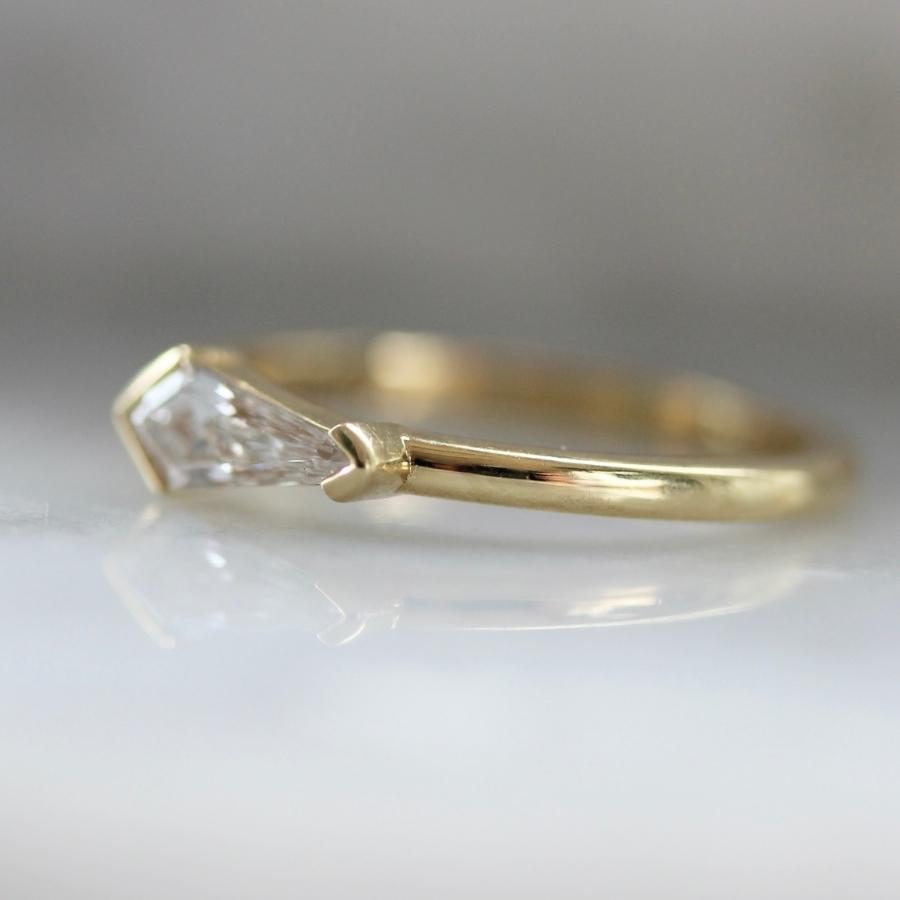 Hot Shot White Kite Cut Diamond Ring