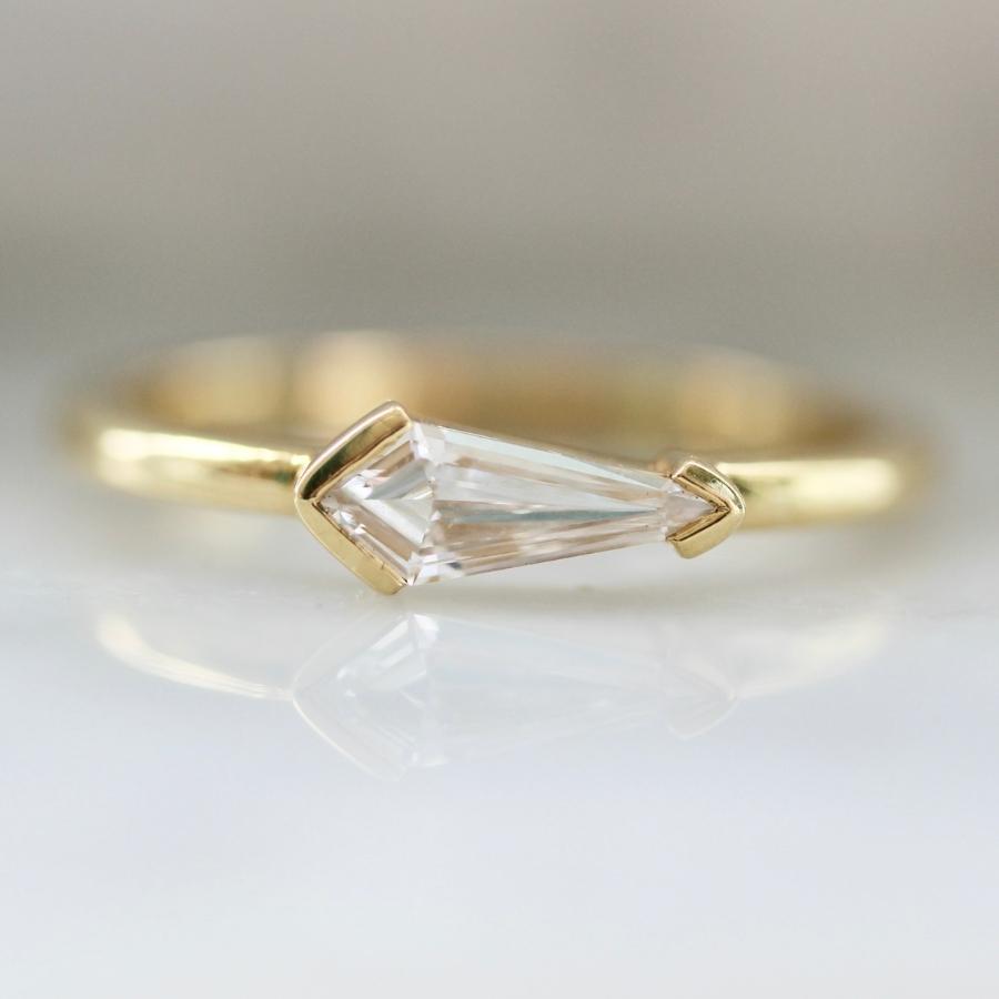 Hot Shot White Kite Cut Diamond Ring