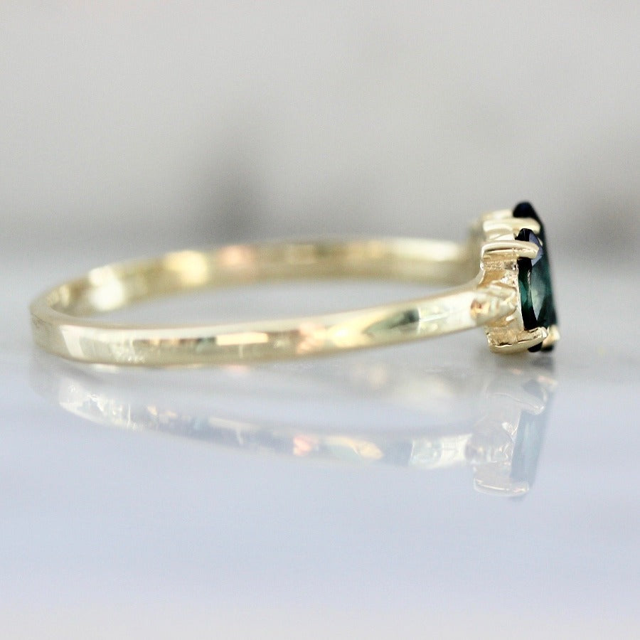 Sedona Summer Teal Marquise Cut Tourmaline Ring