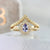 Winslet Lavender Pear Cut Sapphire Ring