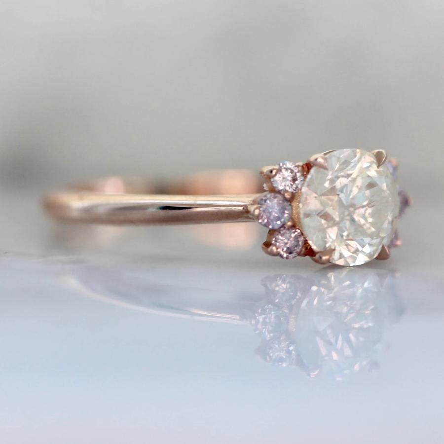 Mirella Icey Diamond Ring in Rose Gold