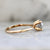 Stella Salt & Pepper Diamond Ring in Peach Gold