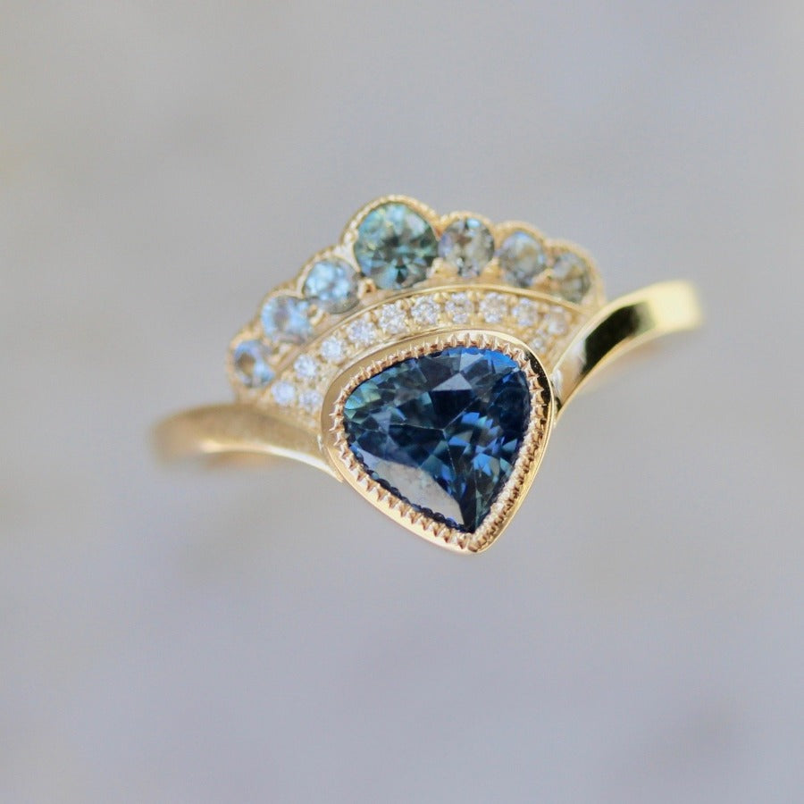 Montana Sapphire Mermaid Ring